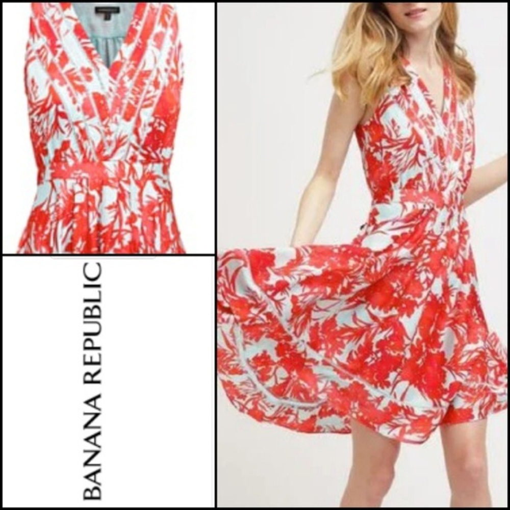 Banana Republic tropical dress
